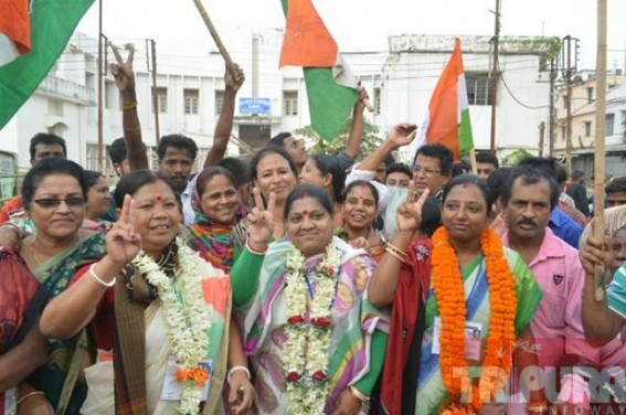 AMC election: Congress wins in four wards